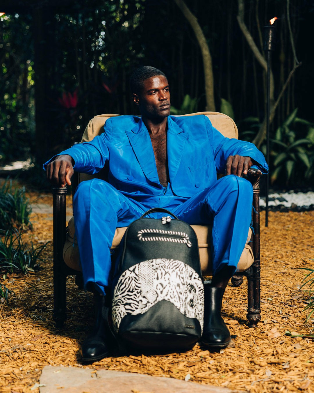 Sprayground - A.I. AFRICAN INTELLIGENCE WILD NILE BACKPACK - SANDFLOWER COLLAB