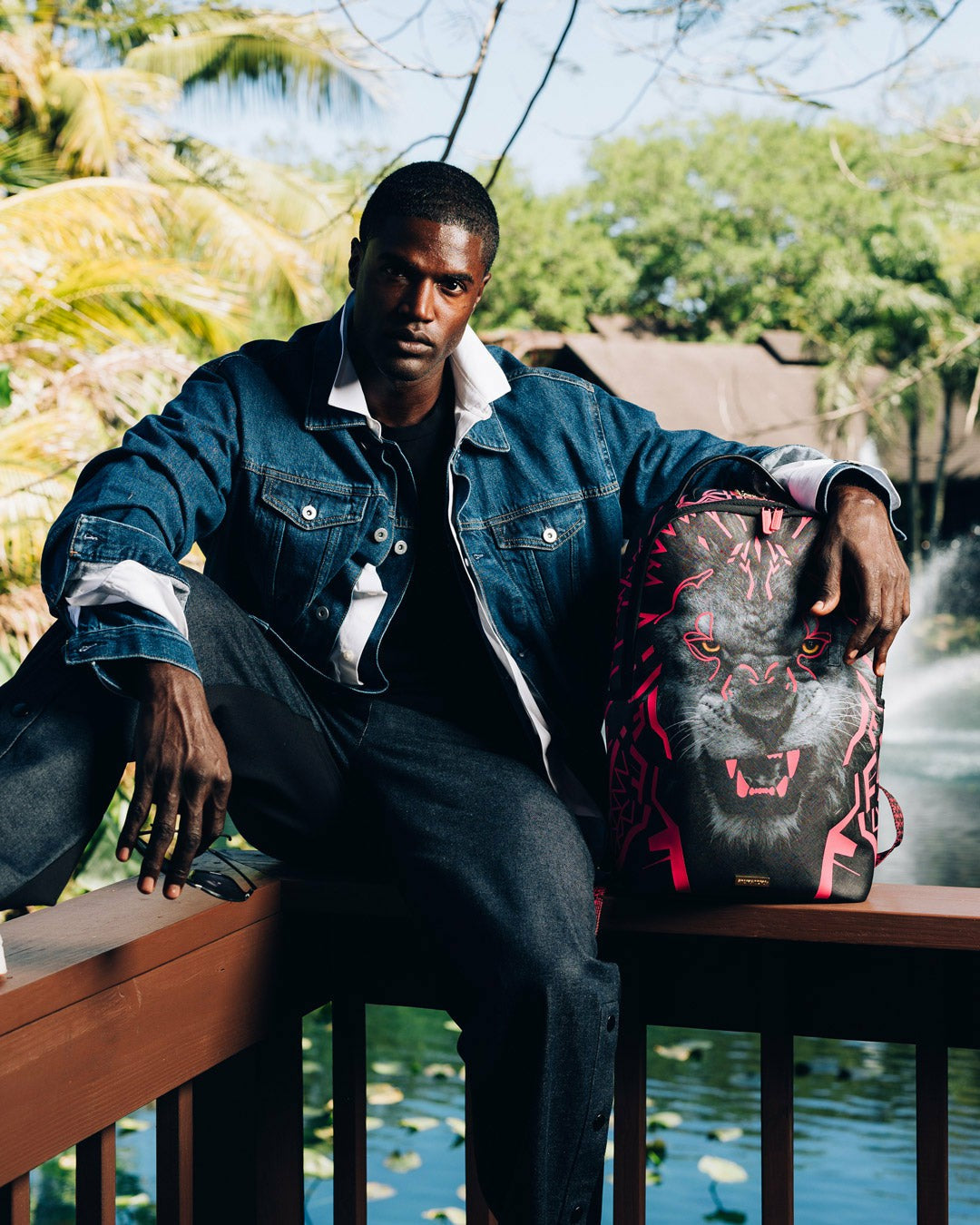 Sprayground - A.I. AFRICAN INTELLIGENCE PRIDE AND POWER BACKPACK - SANDFLOWER COLLAB