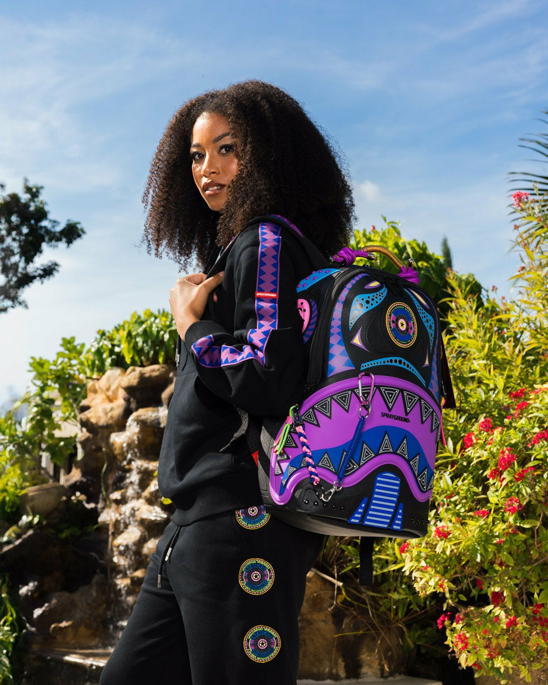 Sprayground - A.I. 12 BROOKLYN & BEYOND - SANDFLOWER COLLAB BACKPACK