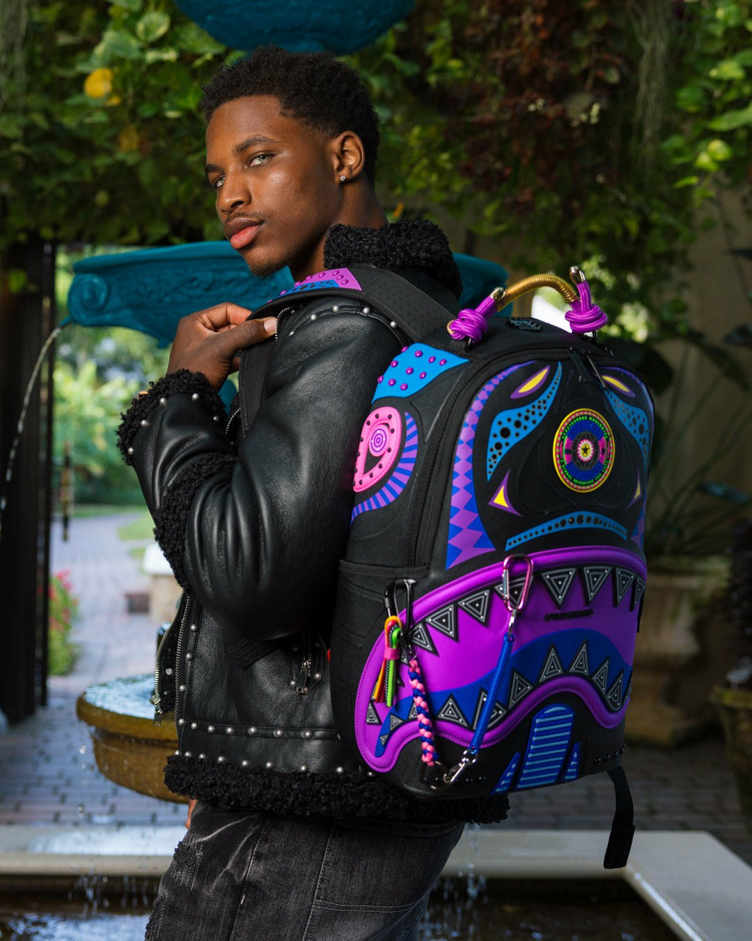 Sprayground - A.I. 12 BROOKLYN & BEYOND - SANDFLOWER COLLAB BACKPACK