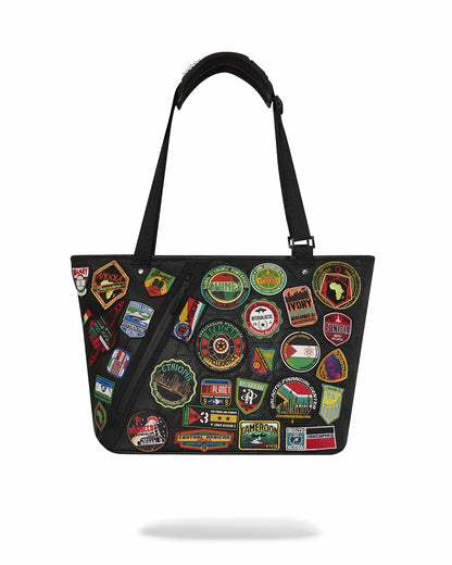 Sprayground - A.I. THE 54 (PATCHES OF AFRICA) CARGO TOTE