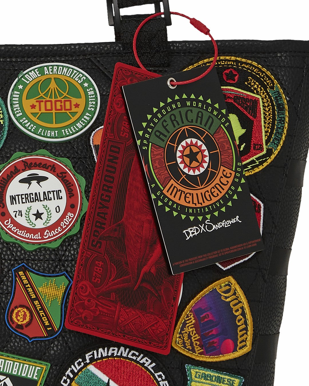 Sprayground - A.I. THE 54 (PATCHES OF AFRICA) CARGO TOTE