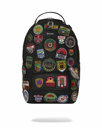 Sprayground - A.I. THE 54 (PATCHES OF AFRICA) CARGO BACKPACK