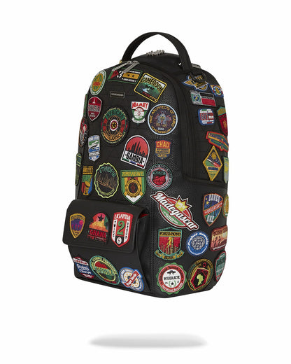 Sprayground - A.I. THE 54 (PATCHES OF AFRICA) CARGO BACKPACK