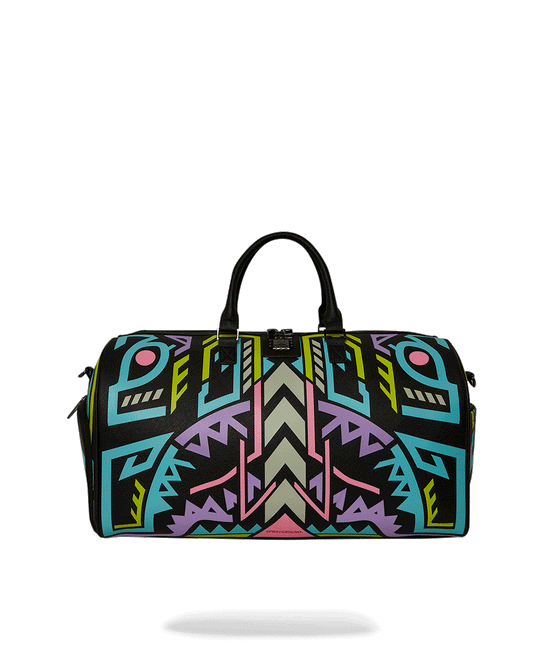 Sprayground - A.I. PATH TO THE FUTURE III DUFFLE - SANDFLOWER COLLAB (GLOW IN THE DA