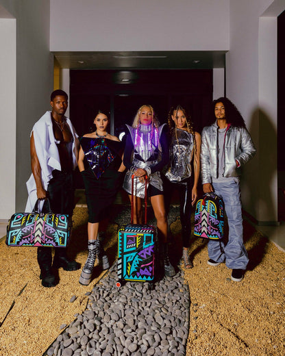 Sprayground - A.I. PATH TO THE FUTURE III DUFFLE - SANDFLOWER COLLAB (GLOW IN THE DA