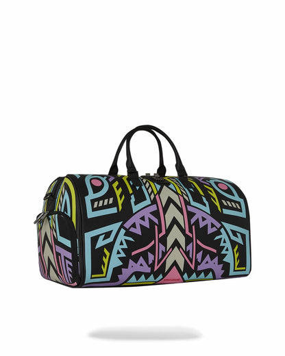 Sprayground - A.I. PATH TO THE FUTURE III DUFFLE - SANDFLOWER COLLAB (GLOW IN THE DA