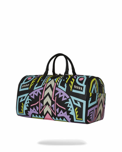 Sprayground - A.I. PATH TO THE FUTURE III DUFFLE - SANDFLOWER COLLAB (GLOW IN THE DA