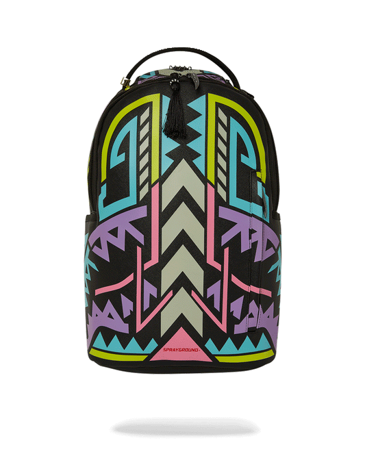 Sprayground - A.I. PATH TO THE FUTURE III BACKPACK - SANDFLOWER COLLAB (GLOW IN THE