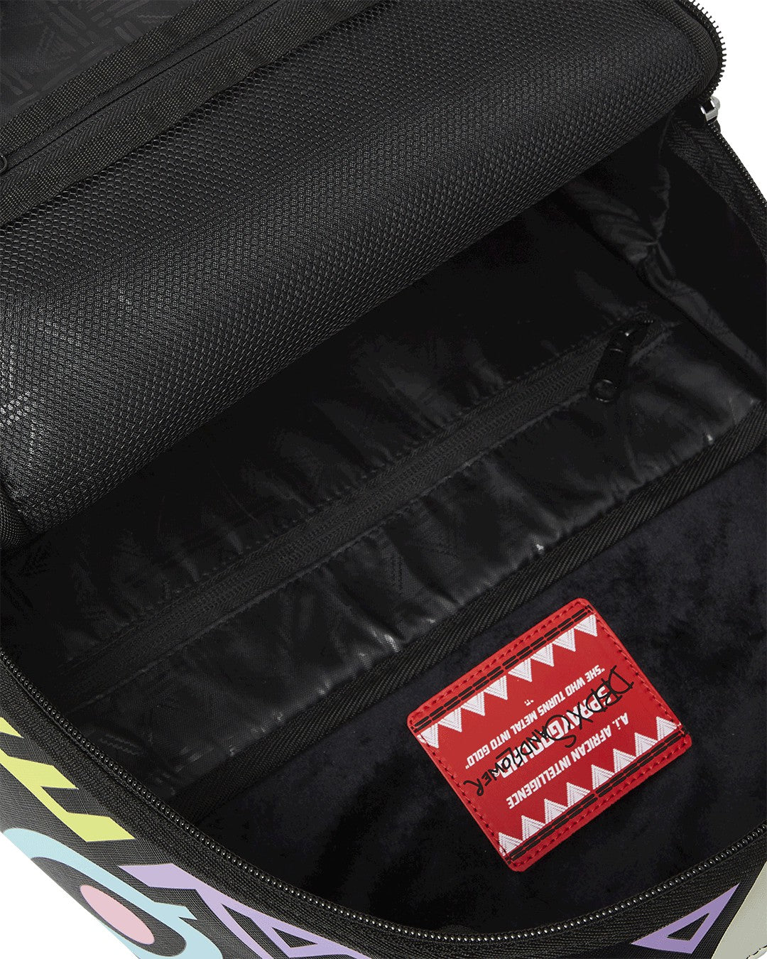Sprayground - A.I. PATH TO THE FUTURE III BACKPACK - SANDFLOWER COLLAB (GLOW IN THE