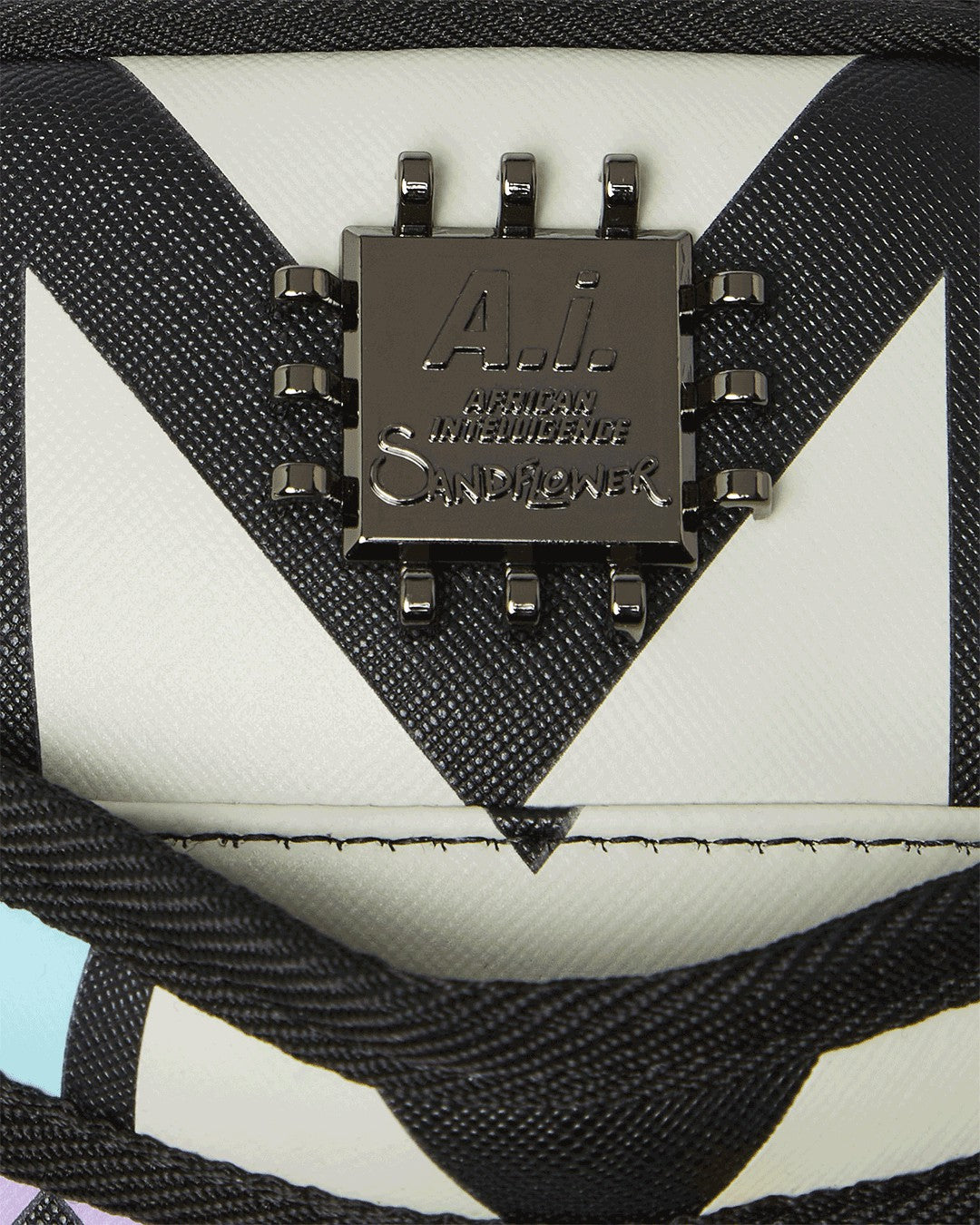 Sprayground - A.I. PATH TO THE FUTURE III BACKPACK - SANDFLOWER COLLAB (GLOW IN THE