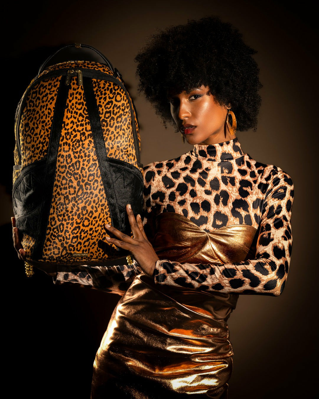 Sprayground - AFRICAN INTELLIGENCE 9 COURAGE LIVES ON BACKPACK - SANDFLOWER COLLAB