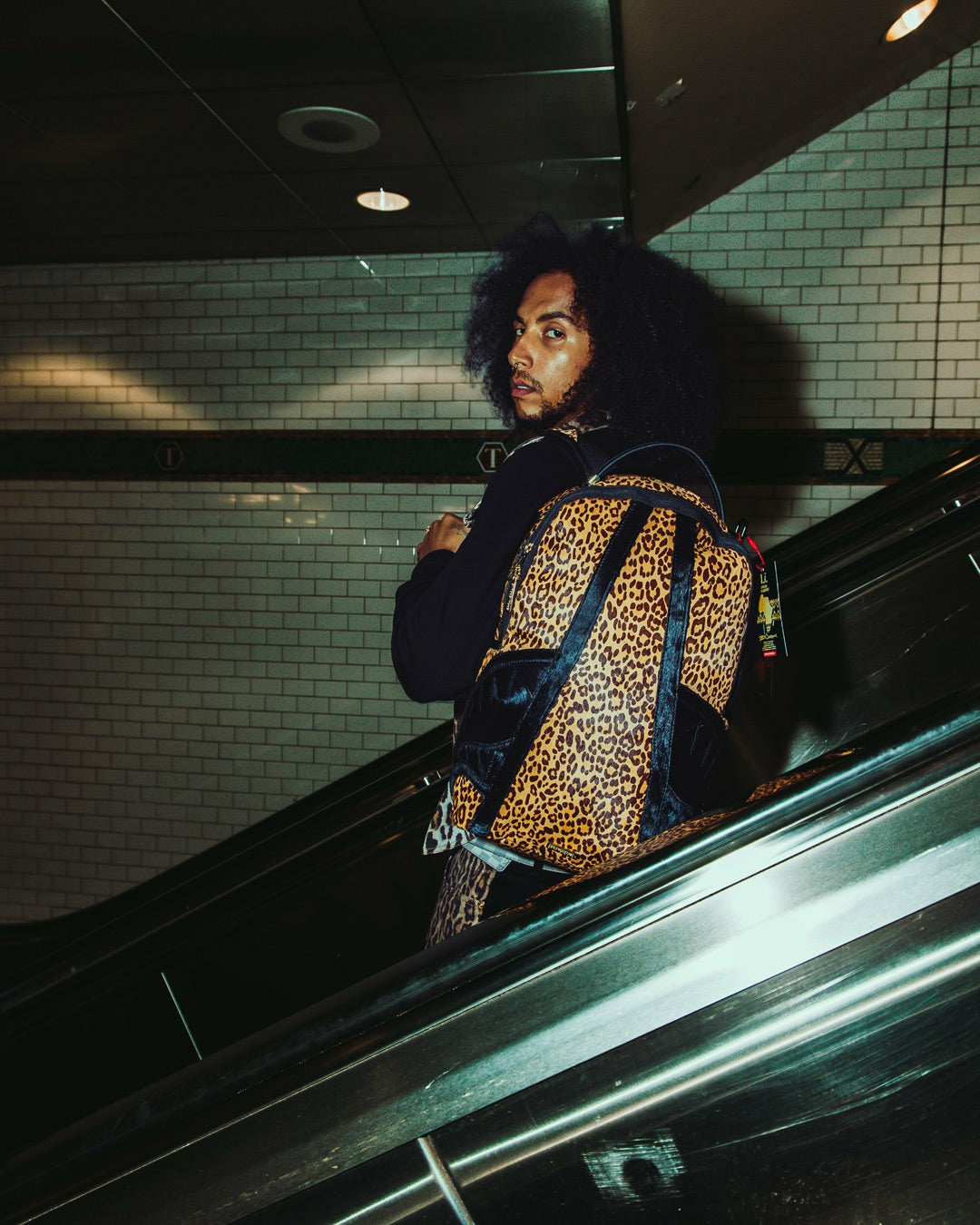 Sprayground - AFRICAN INTELLIGENCE 9 COURAGE LIVES ON BACKPACK - SANDFLOWER COLLAB