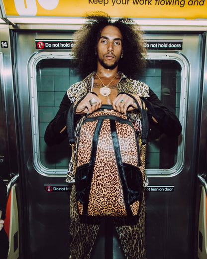 Sprayground - AFRICAN INTELLIGENCE 9 COURAGE LIVES ON BACKPACK - SANDFLOWER COLLAB