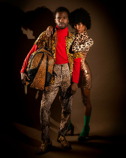 Sprayground - AFRICAN INTELLIGENCE 9 COURAGE LIVES ON BACKPACK - SANDFLOWER COLLAB