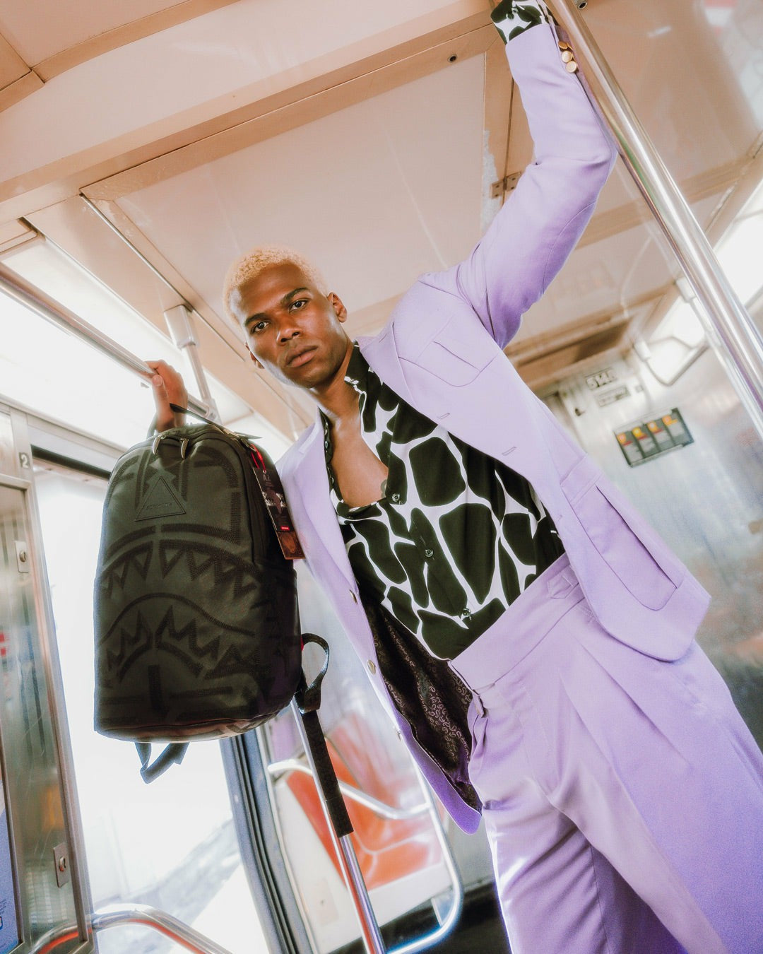 Sprayground - AFRICAN INTELLIGENCE 9 APEX GENIUS BACKPACK - SANDFLOWER COLLAB
