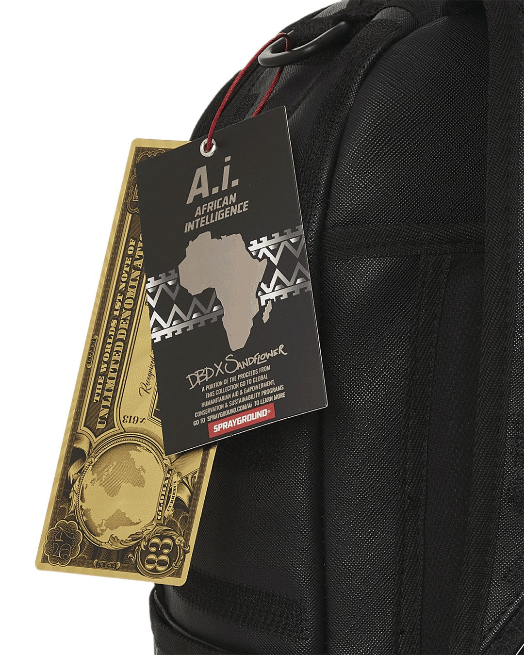 Sprayground - AFRICAN INTELLIGENCE 9 APEX GENIUS BACKPACK - SANDFLOWER COLLAB