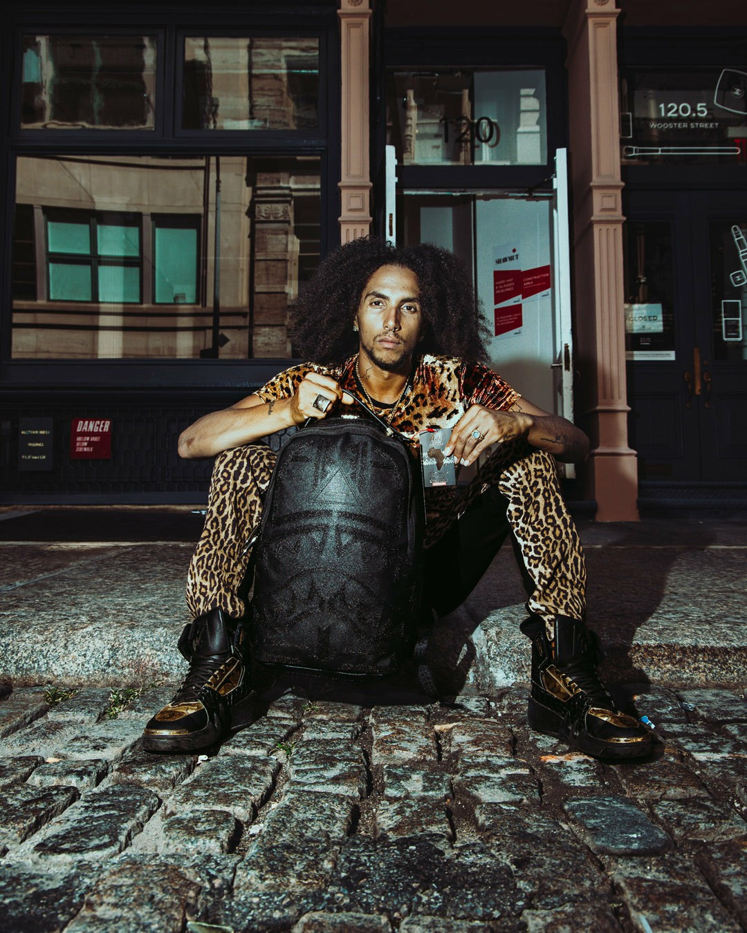 Sprayground - AFRICAN INTELLIGENCE 9 APEX GENIUS BACKPACK - SANDFLOWER COLLAB