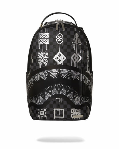 Sprayground - AFRICAN INTELLIGENCE 9 POWER GLYPHICS BACKPACK - SANDFLOWER COLLAB