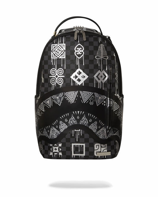 Sprayground - AFRICAN INTELLIGENCE 9 POWER GLYPHICS BACKPACK - SANDFLOWER COLLAB
