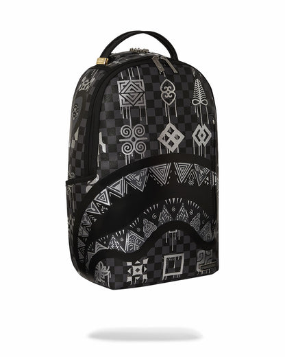 Sprayground - AFRICAN INTELLIGENCE 9 POWER GLYPHICS BACKPACK - SANDFLOWER COLLAB