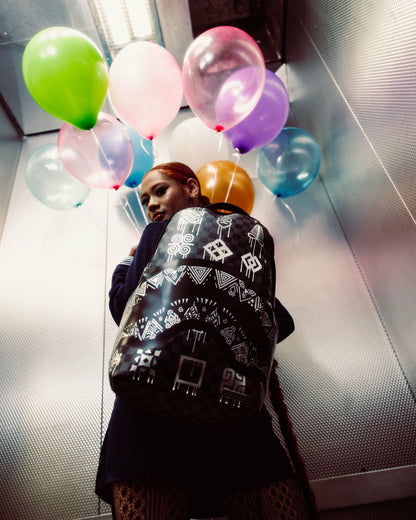 Sprayground - AFRICAN INTELLIGENCE 9 POWER GLYPHICS BACKPACK - SANDFLOWER COLLAB