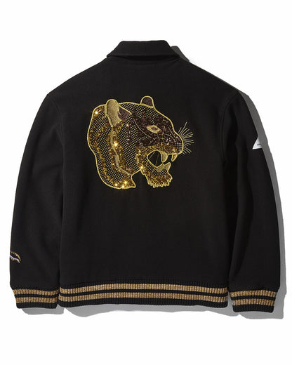 Sprayground - A.I.9 AFRICAN INTELLIGENCE GUILDED LEOPARD - SANDFLOWER COLLAB VARSITY