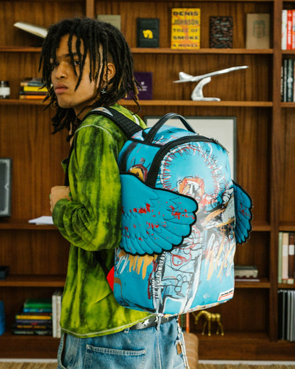 Sprayground - OFFICIAL BASQUIAT UNTITLED (FALLEN ANGEL) 1981 WING BACKPACK (DLXV)