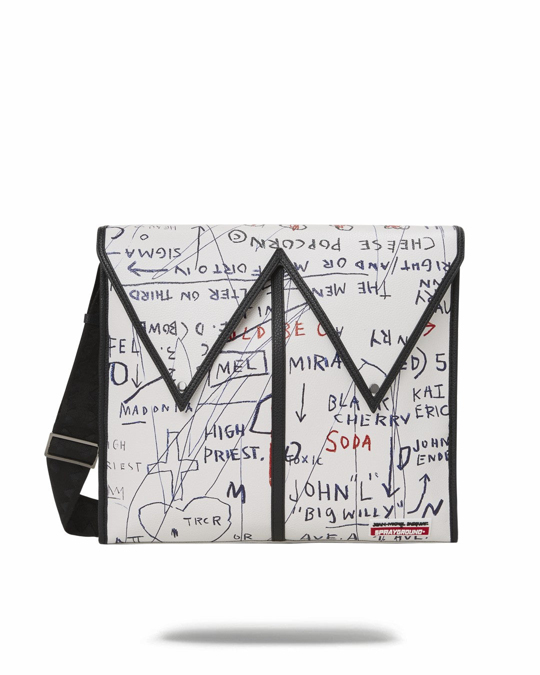 Sprayground - OFFICIAL BASQUIAT UNTITLED (CHEESE POPCORN) 1983 SLING MESSENGER