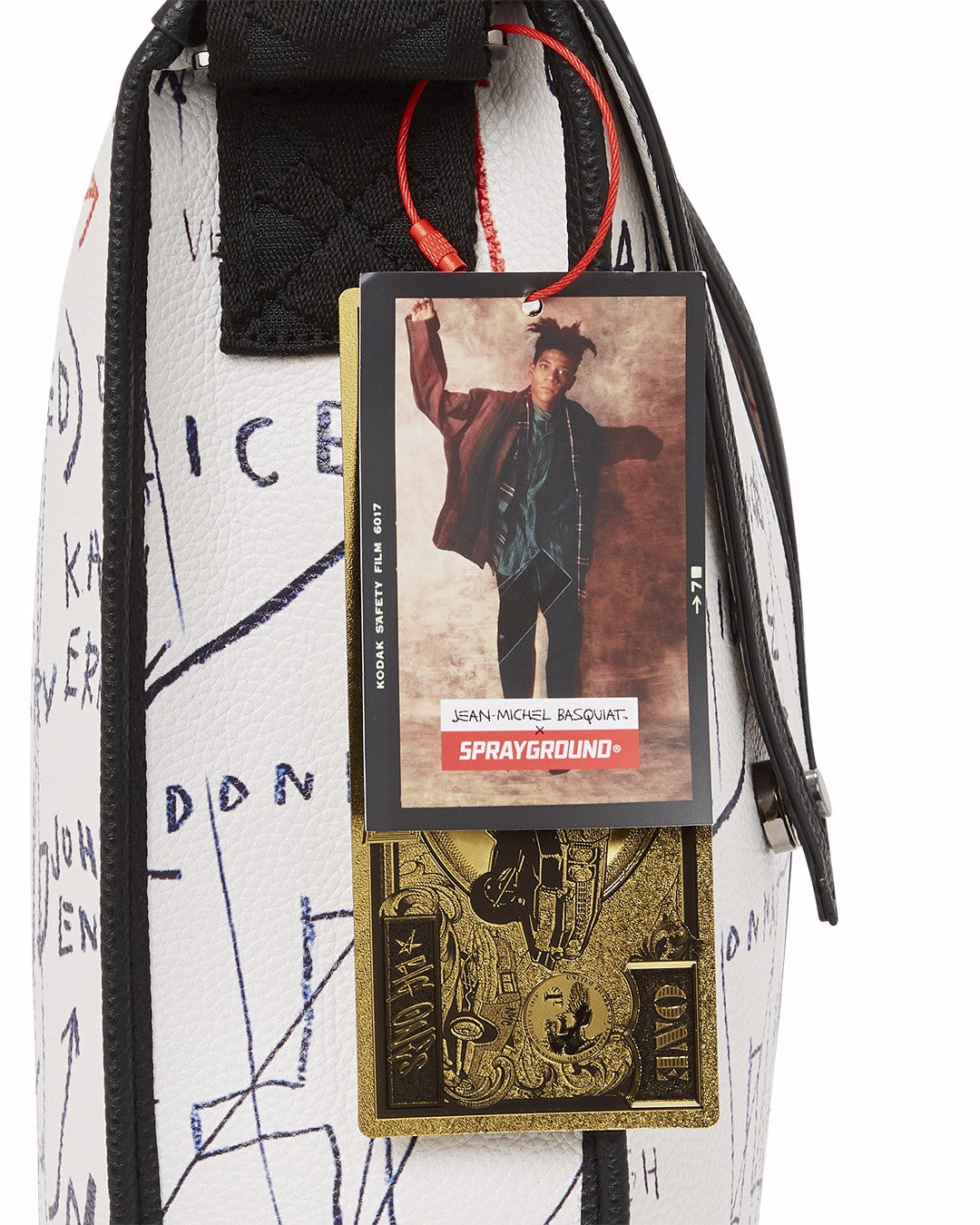 Sprayground - OFFICIAL BASQUIAT UNTITLED (CHEESE POPCORN) 1983 SLING MESSENGER