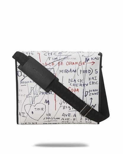 Sprayground - OFFICIAL BASQUIAT UNTITLED (CHEESE POPCORN) 1983 SLING MESSENGER
