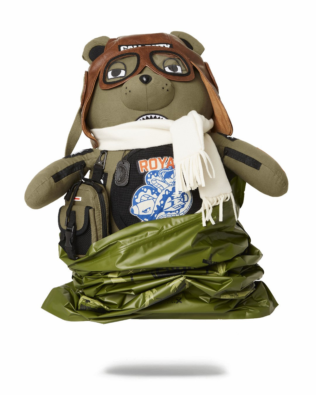Sprayground - CALL OF DUTY AVIATOR FEARLESS MONEYBEAR TEDDYBEAR BACKPACK