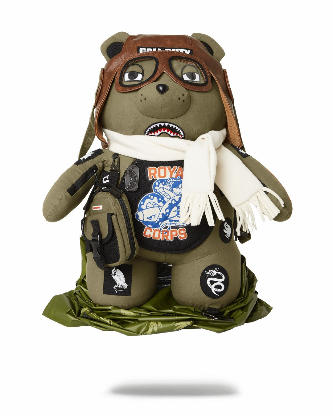 Sprayground - CALL OF DUTY AVIATOR FEARLESS MONEYBEAR TEDDYBEAR BACKPACK