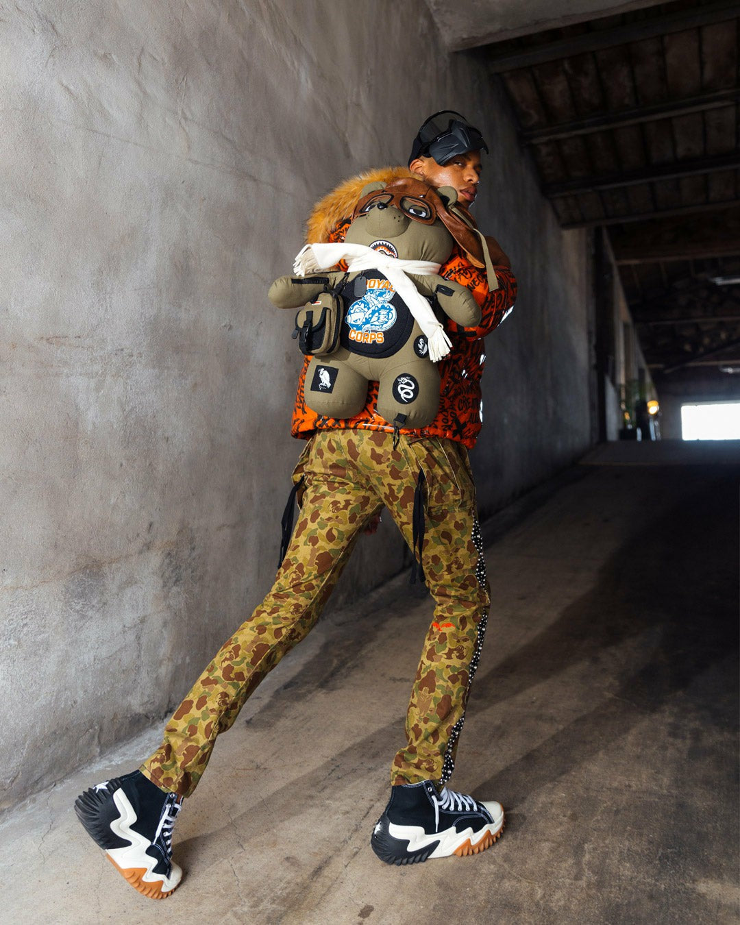 Sprayground - CALL OF DUTY AVIATOR FEARLESS MONEYBEAR TEDDYBEAR BACKPACK