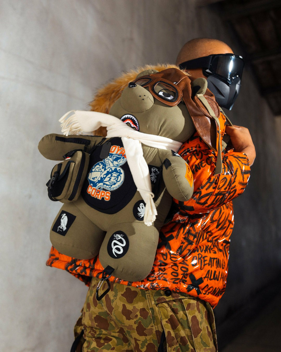 Sprayground - CALL OF DUTY AVIATOR FEARLESS MONEYBEAR TEDDYBEAR BACKPACK