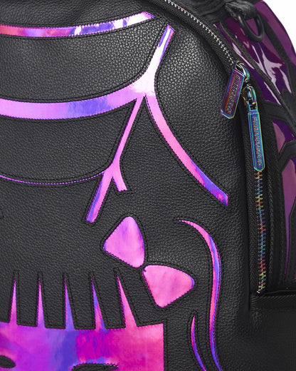 Sprayground - CAZZU IRIDESCENT CUT & SEW SPIDER SKULL SHARK BACKPACK (DLXV)