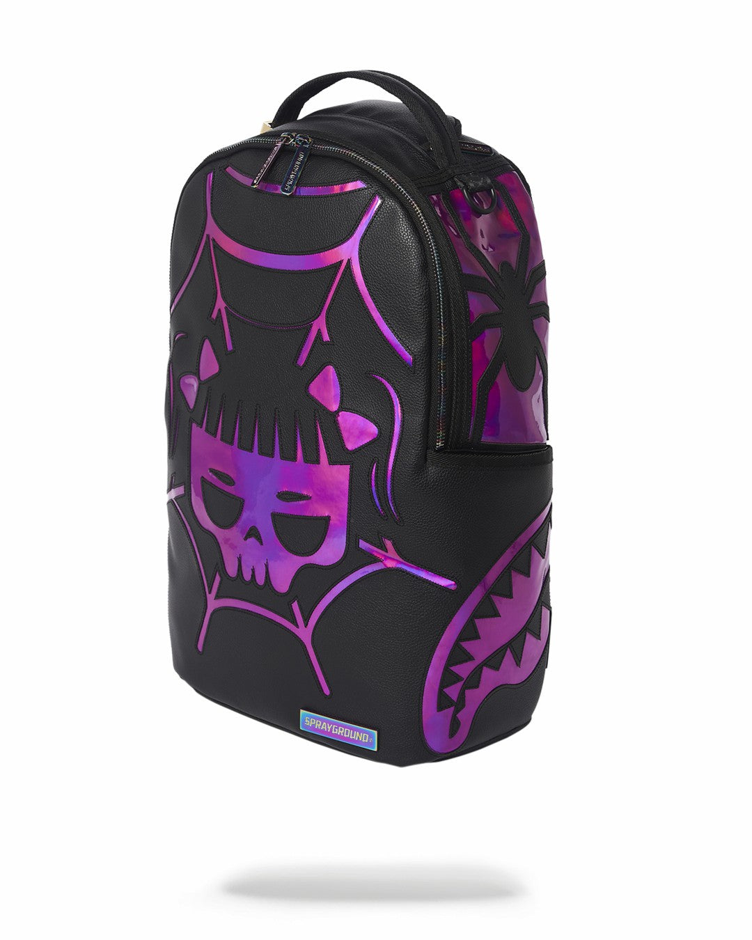 Sprayground - CAZZU IRIDESCENT CUT & SEW SPIDER SKULL SHARK BACKPACK (DLXV)