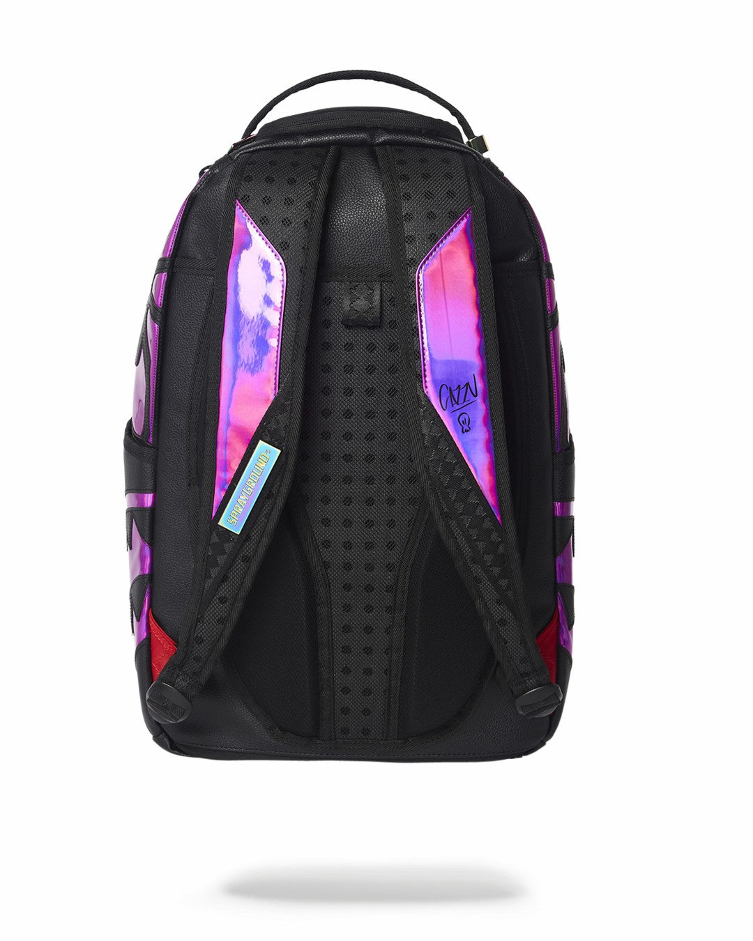 Sprayground - CAZZU IRIDESCENT CUT & SEW SPIDER SKULL SHARK BACKPACK (DLXV)