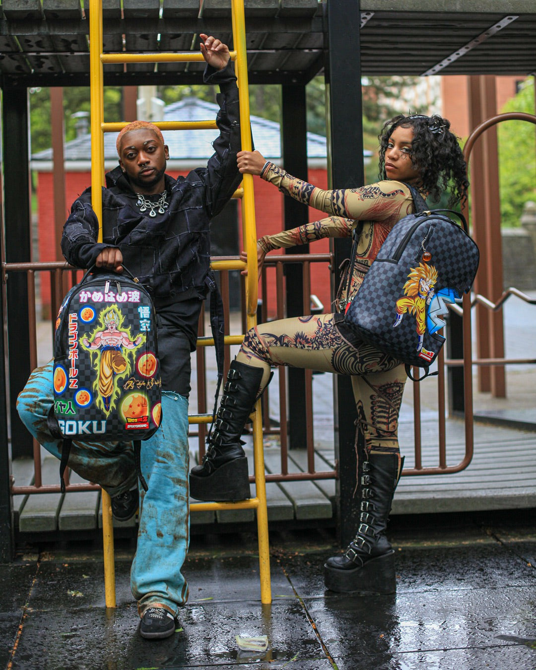 Sprayground - DRAGON BALL Z KAMEHAMEHA SHARK BITE BACKPACK (DLXV)
