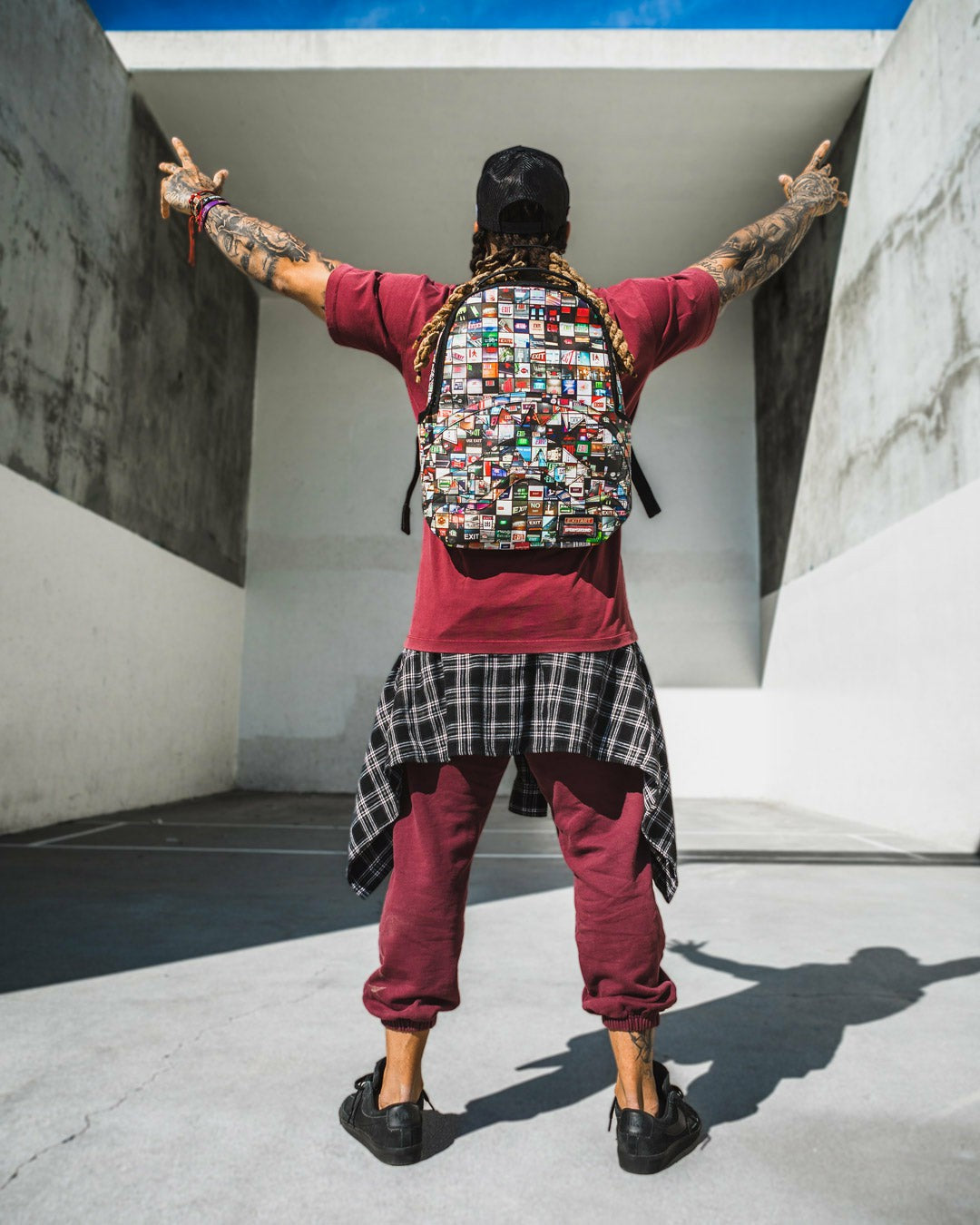 Sprayground - EXIT ART COLLAB BACKPACK (DLXV)