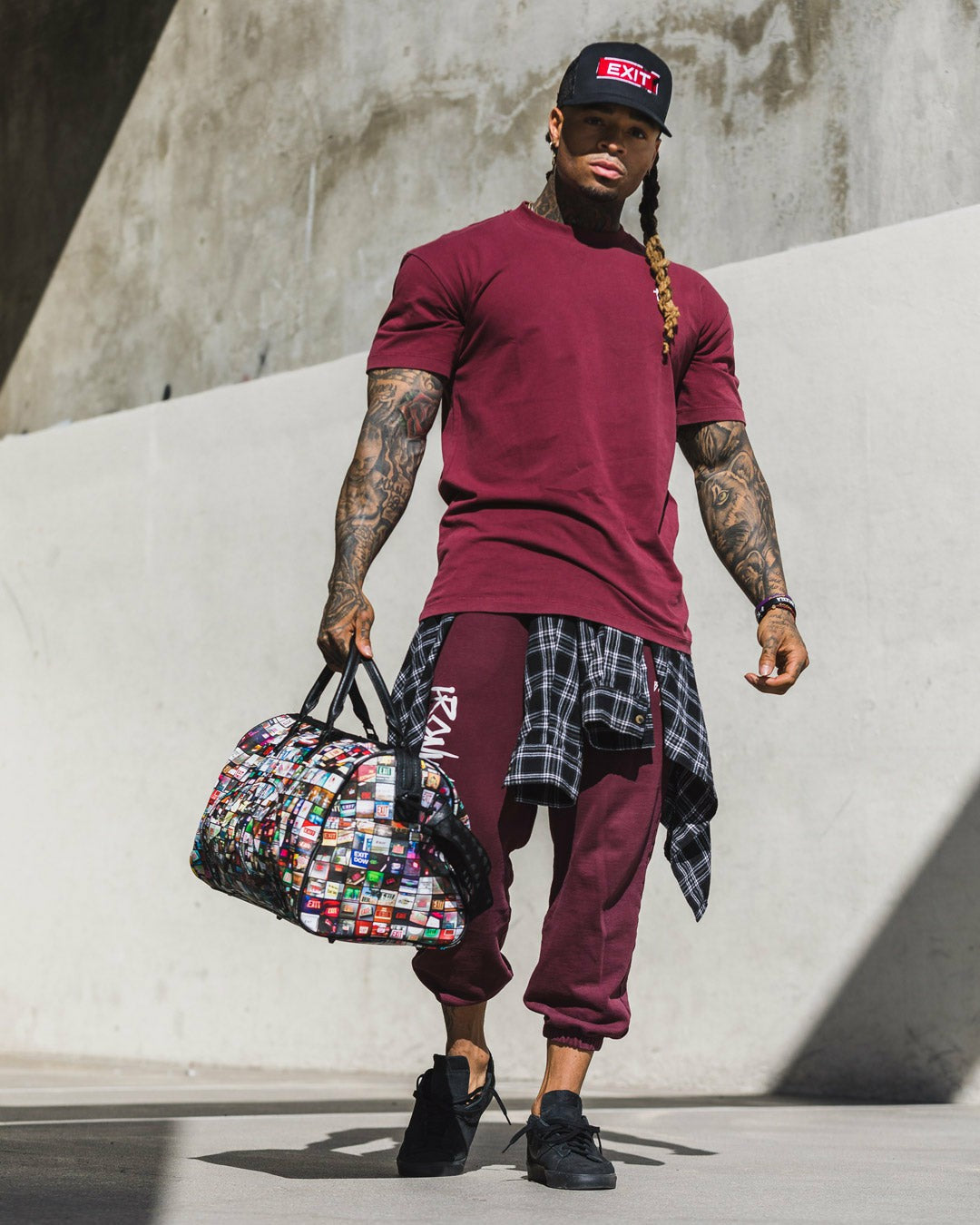 Sprayground - EXIT ART COLLAB DUFFLE