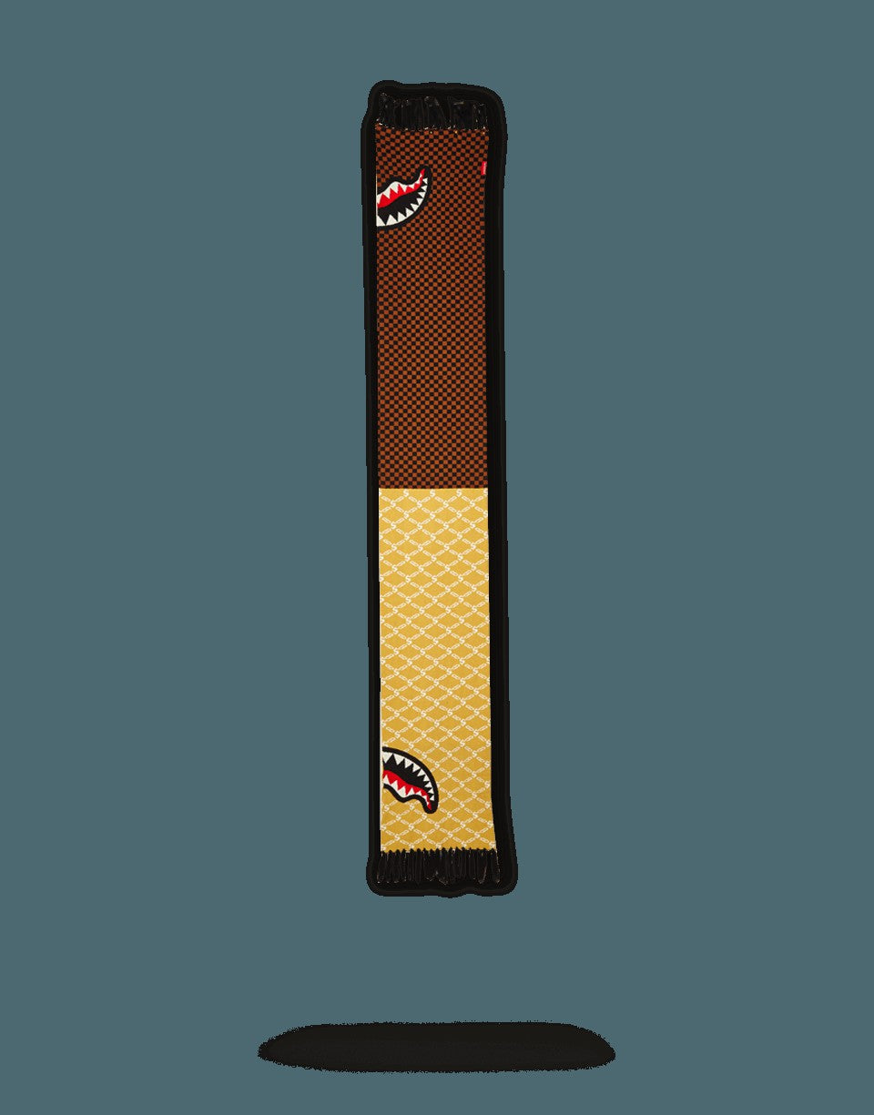 Sprayground - SPLIT CHECKERED SHARK SCARF