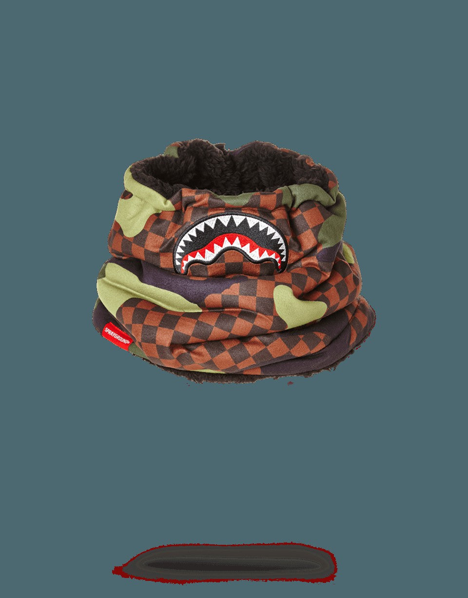Sprayground - CHECKER CAMO NECK WARMER