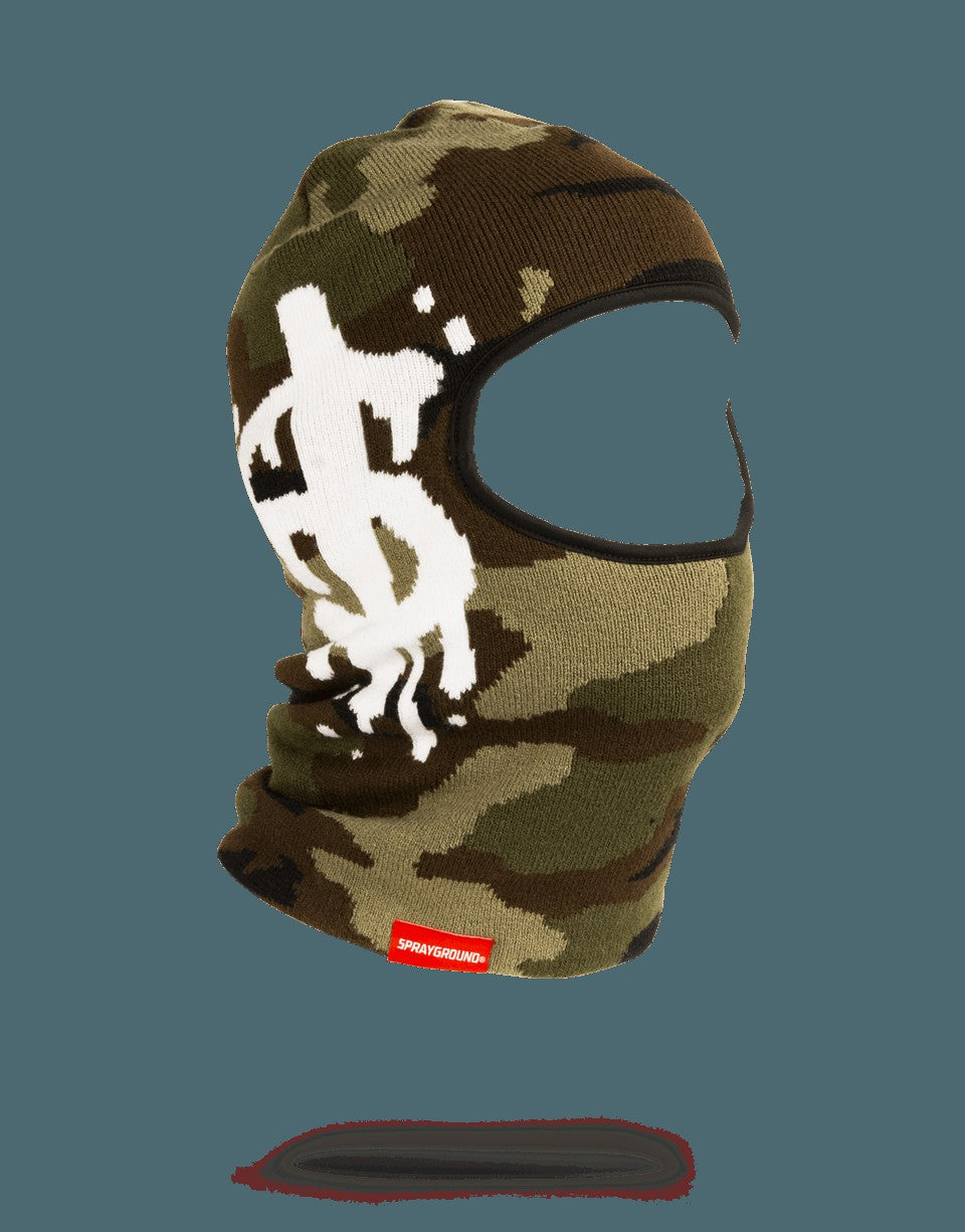 Sprayground - CAMO MONEY DRIP SKI MASK