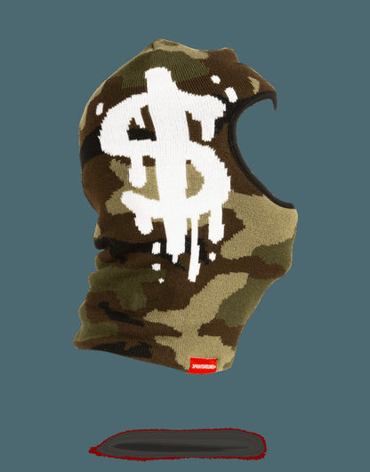 Sprayground - CAMO MONEY DRIP SKI MASK