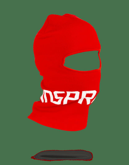 Sprayground - RED SPRAYGROUND LOGO SKI MASK