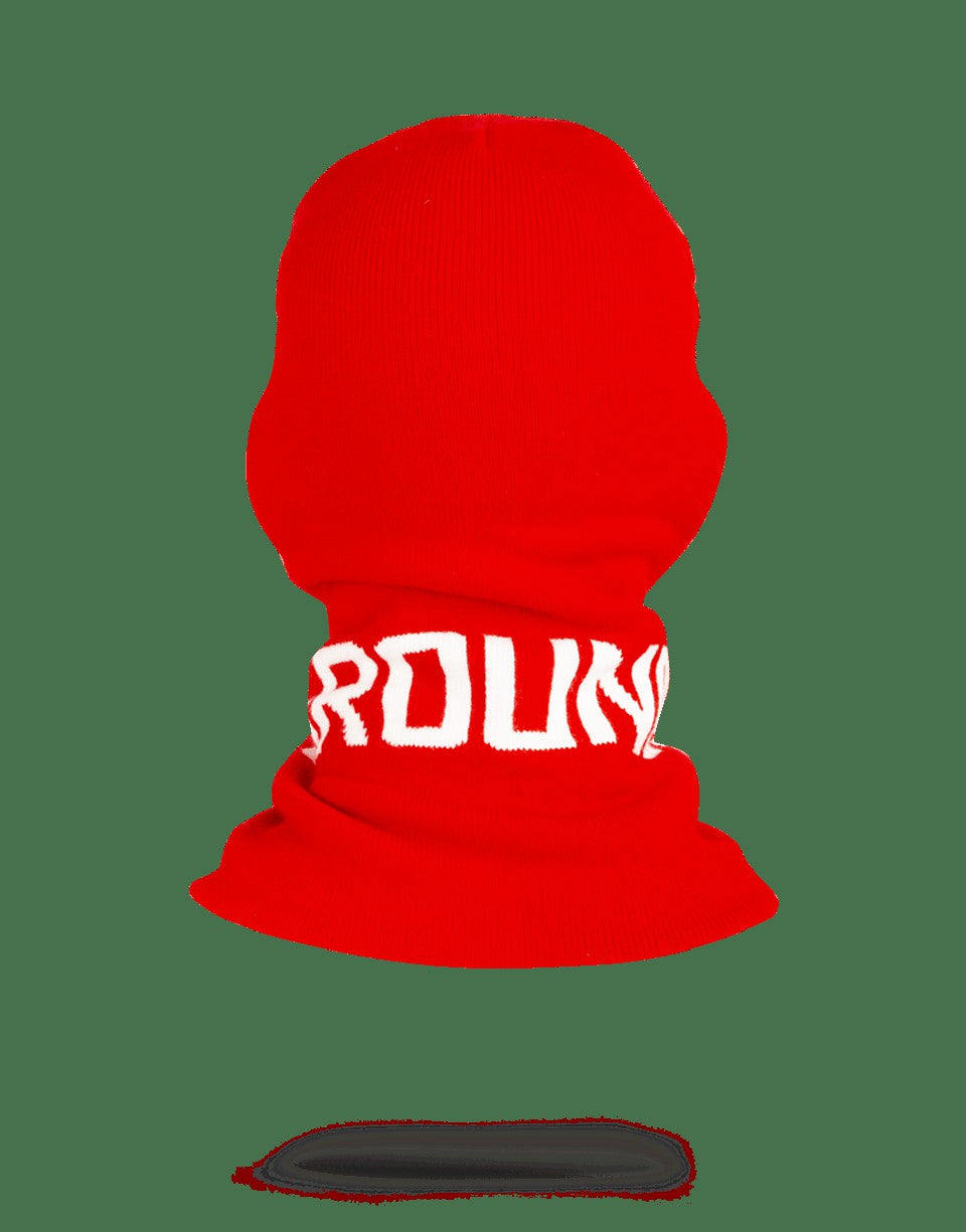Sprayground - RED SPRAYGROUND LOGO SKI MASK