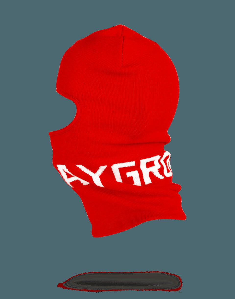 Sprayground - RED SPRAYGROUND LOGO SKI MASK