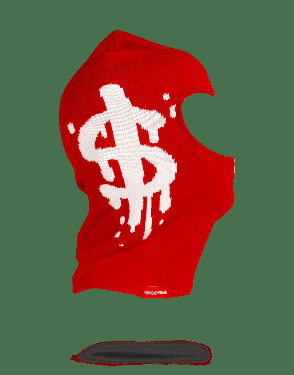 Sprayground - MONEY DRIP SKI MASK (RED)