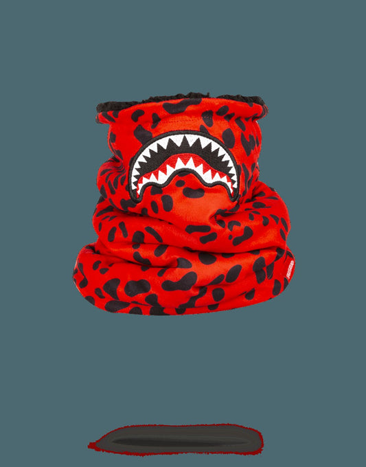 Sprayground - RED LEOPARD NECK WARMER